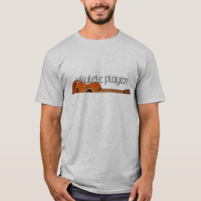 Logotyp för Ukulelespelaretidskrift Tee Shirt (Framsida)