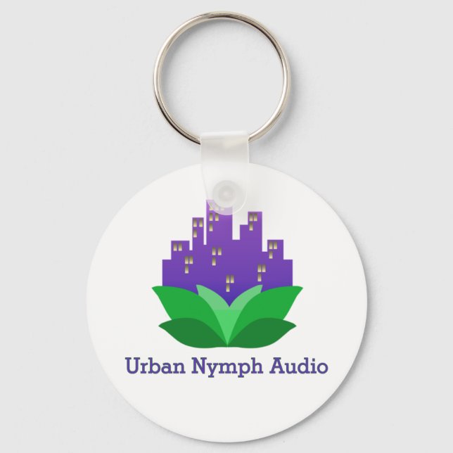 Logotyp för Urban Nymph Audio--nyckelkedja Nyckelring (Framsida)