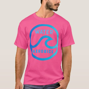 Logotyp för vatten-vågcirkel t shirt