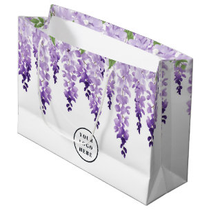 Logotyp för vattenfärgen Wisteria Personlig   Före