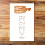 Logotyp för vattenfärgsskärmens Catering Chef Flygblad<br><div class="desc">Koordinerar Affärskortet för Logotyp av Cateringen för  av vattenfärgsskärmsskärmar senast 201.00. En vattenfärgsillustration av en kapsyl/slaktblock av träskorn tillsammans med ditt namn eller ditt företag namn lägger till logotypen perfekt till anpassadets flygblad. Underbar för köksmästare,  catering företag,  måltidsplaneringstjänster med mera. Kreativet Illustration and design © 1201AM | www.1201am.com</div>