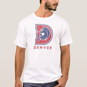 Logotyp för vintage D Denver Tee