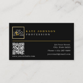 Logotyp för visitkortsmall - Anpassningsbar Foto Q Visitkort