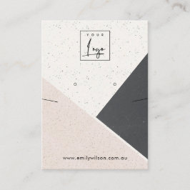 Logotyp för  Visning för svartkeramisk halsbrännin Visitkort