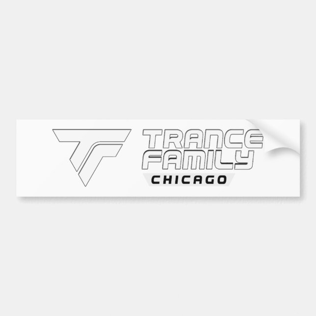 Logotyp för vit för bildekal för Chicago (Framsidan)
