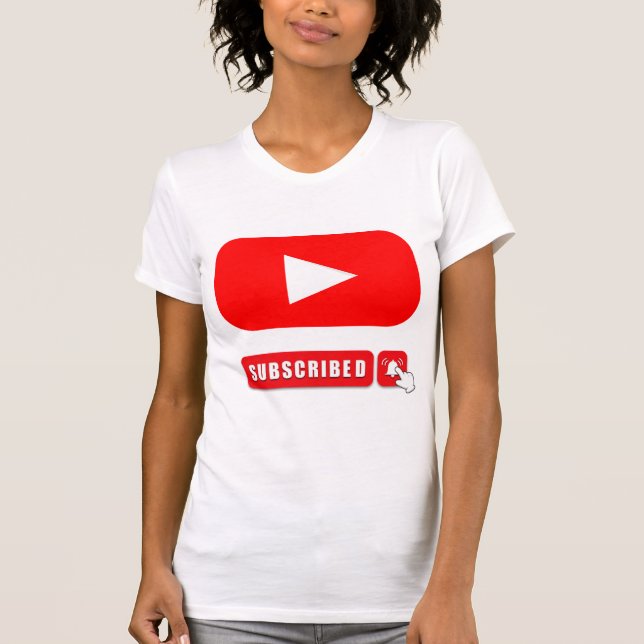 Logotyp för YouTube T Shirt (Framsida)