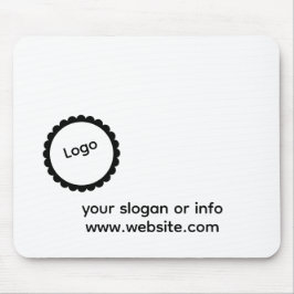 Logotyp | Företag Corporate Företag Minimalistisk Musmatta