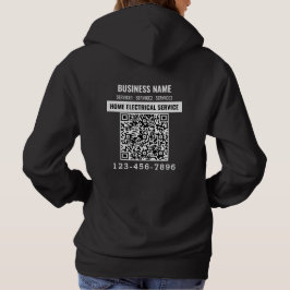 Logotyp Företag QR-kod Anpassat Arbete T Shirt