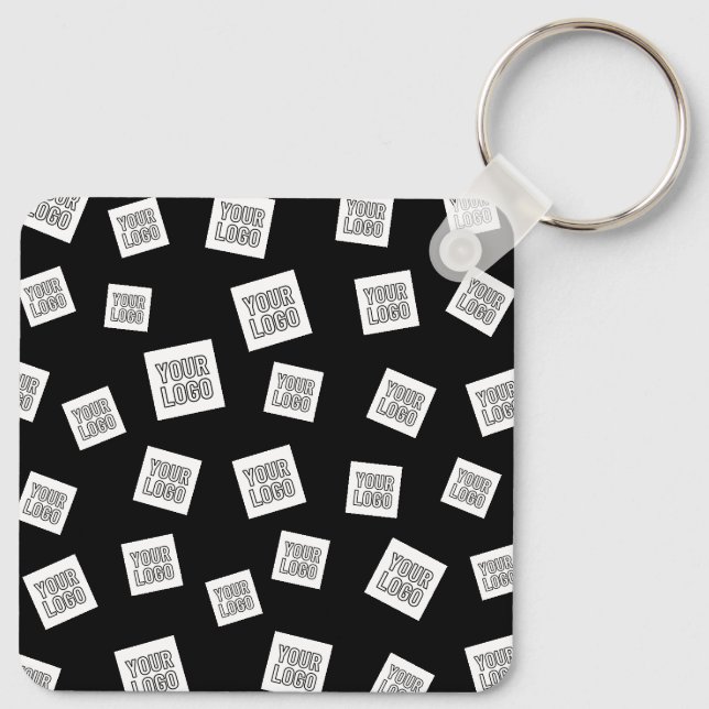 Logotyp, foto eller annan bild | Slumpmässig place Nyckelring (Baksida)