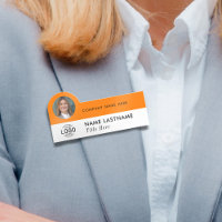 Logotyp Foto ID Modern Orange Business Company Tit
