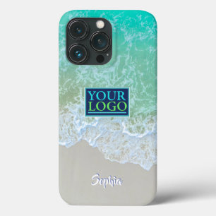Logotyp, foto, konst, Gentle Ocean Vågar, skript N