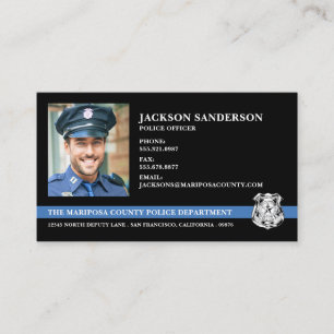 Logotyp Foto på polisavdelningen Tillsatta lagar Visitkort