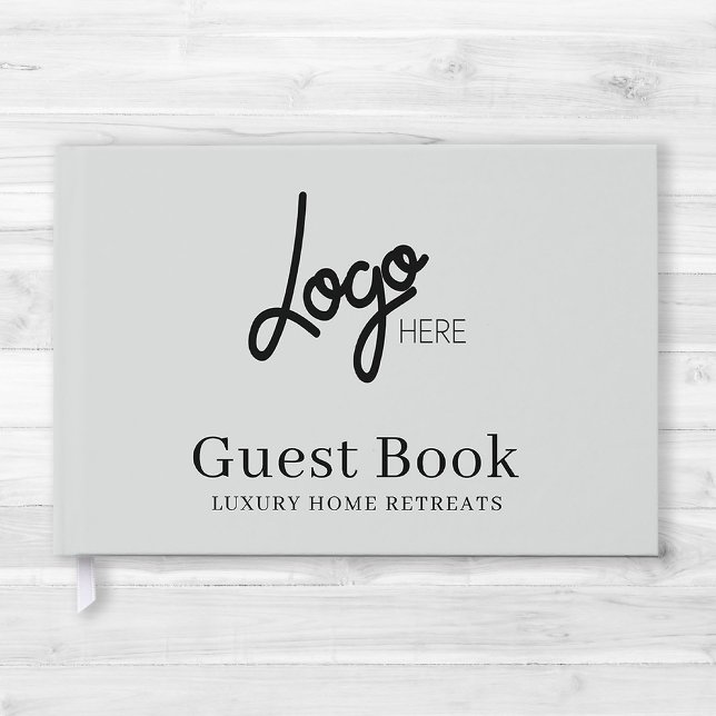 Logotyp/fotoförångningsgäst Bok | Olivfisk (Stylishly Personalize with Your Custom Logo and Text.)