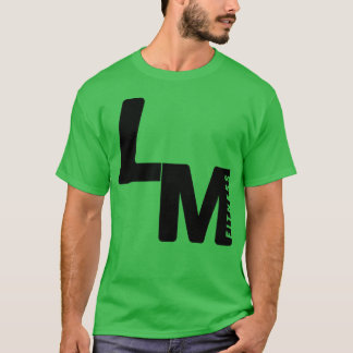 Logotyp fram- och baksida retro t shirt