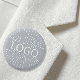 LOGOTYP Grått Blue Company Branding Knapp