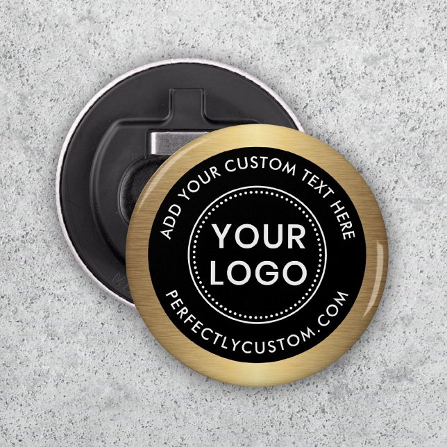 Logotyp guldgradient gräns flasköppnare (Skapare uppladdad)