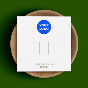 Logotyp Hair-medföljande Social-medieikonVisning Fyrkantigt Visitkort