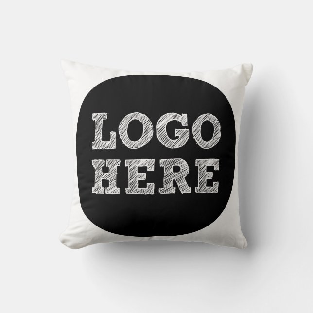 Logotyp här kudde (Framsida)