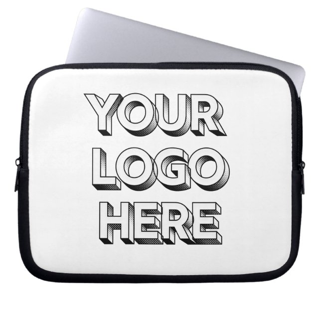 Logotyp här laptop fodral (Framsidan)