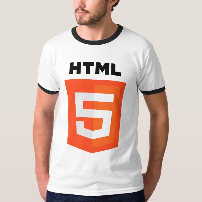 Logotyp HTML5 T-shirt (Framsida)