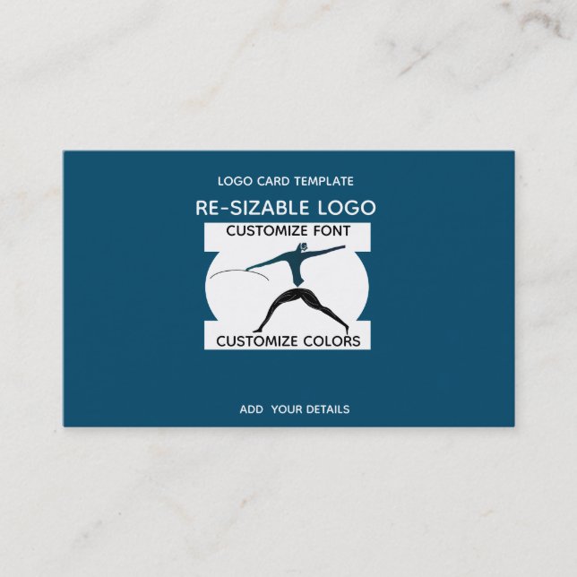 Logotyp Hunter Warrior Visitkort (Framsida)