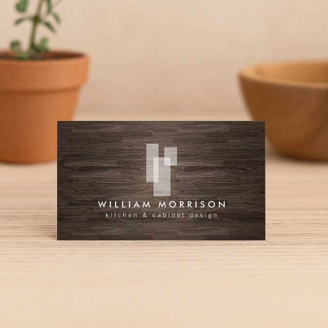 Logotyp II om Mörk Wood Visitkort (Skapare uppladdad)