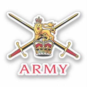 Logotyp inom den brittiska armén klistermärken