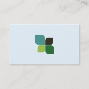 Logotyp (isblått) visitkort