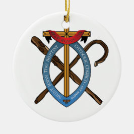 Logotyp Julgransprydnad Keramik