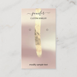 Logotyp: Juvelry Card Social Media Guld Ro Visitkort