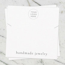 Logotyp Juvelry Visning Card