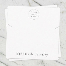 Logotyp Juvelry Visning Card Tilläggskort