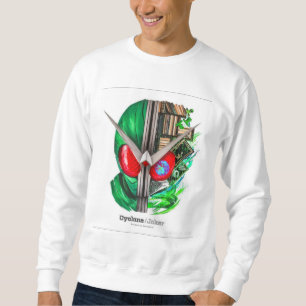 logotyp KAMEN RIDER CYCLONE Lång Ärmad Tröja