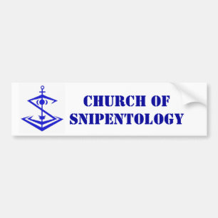 logotyp kyrka av Snipentology Bildekal