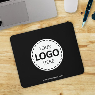 Logotyp Ladda upp modern enkel svart Musmatta