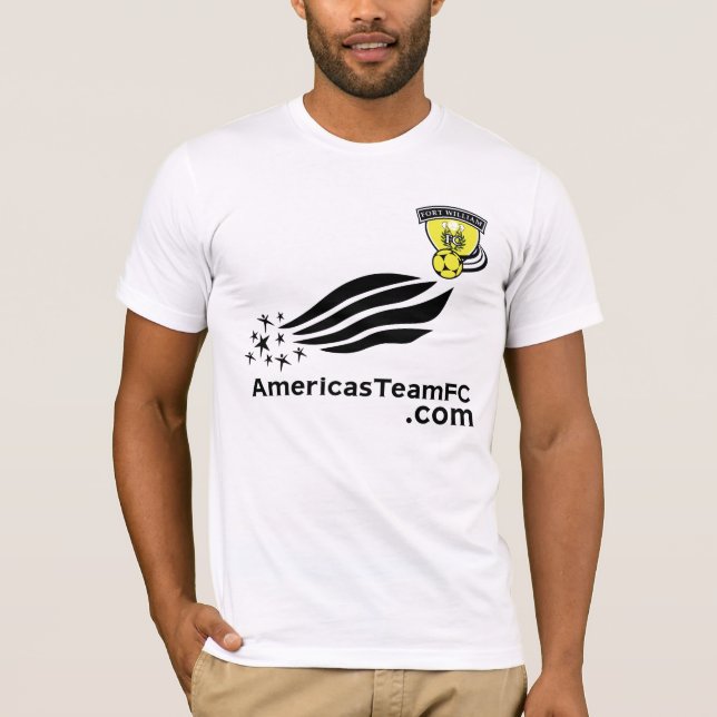 Logotyp - lagsats - Fort William FC Jersey T Shirt (Framsida)
