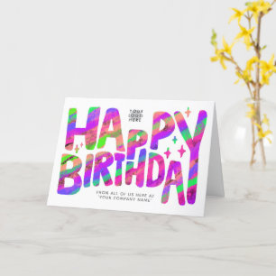 Logotyp Lila Grönt Roligt Crayon Handskriftlig föd Kort