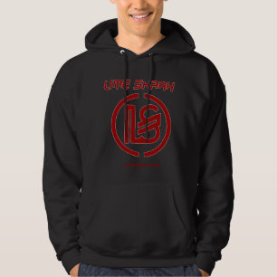 logotyp limeshark.com sweatshirt med luva