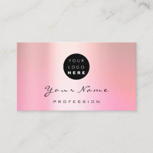 Logotyp Makeup Artist Hair Nagel Ro Rosa Care Visitkort