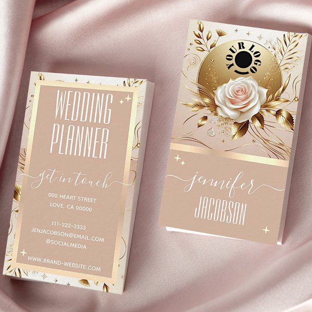 Logotyp Mallen Glam Blommigt Utandning Ro Flower G Visitkort (Skapare uppladdad)