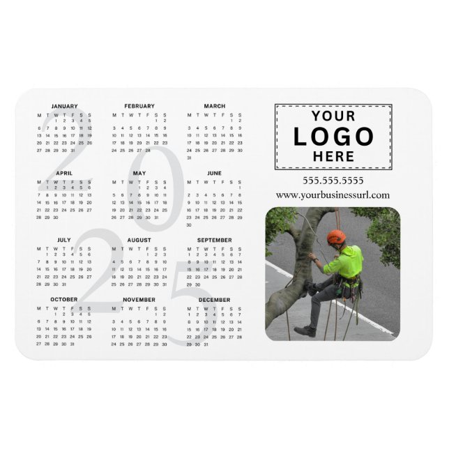 Logotyp Månadsfoto 2025-kalender Magnet (Horisontell)
