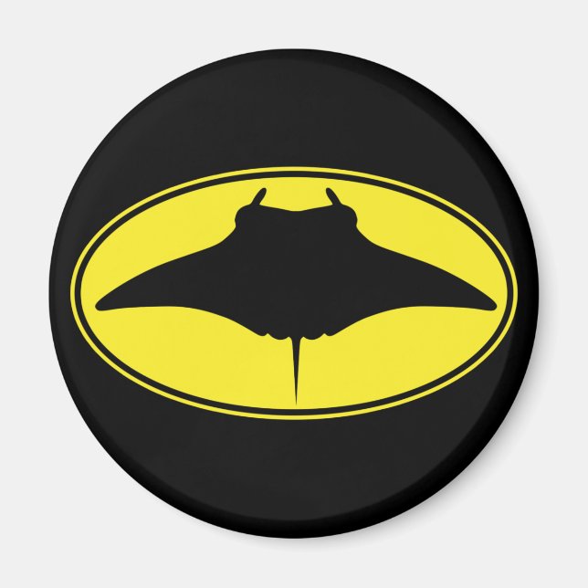 Logotyp Manta Ray Magnet (Framsidan)