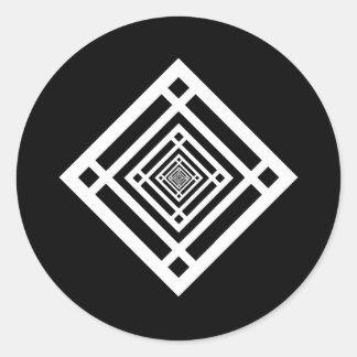 Logotyp-märke för Serenity Bilder Runt Klistermärke