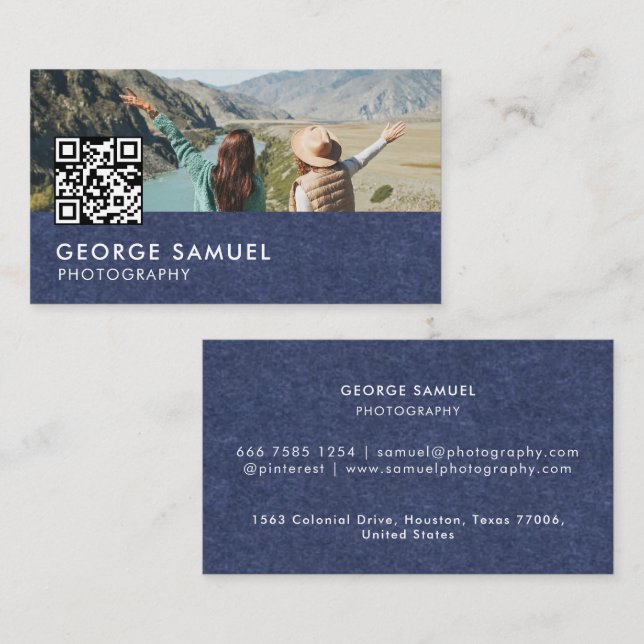 Logotyp med modern Anpassningsbar - minimalistisk  Tidsbeställning Kort (Fram/baksida)