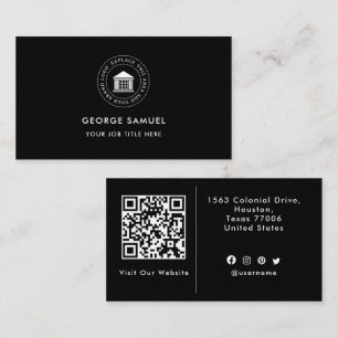 Logotyp med modern Anpassningsbar - minimalistisk Visitkort