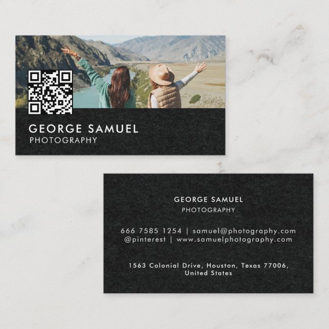 Logotyp med modern Anpassningsbar - minimalistisk  Visitkort (Fram/baksida)