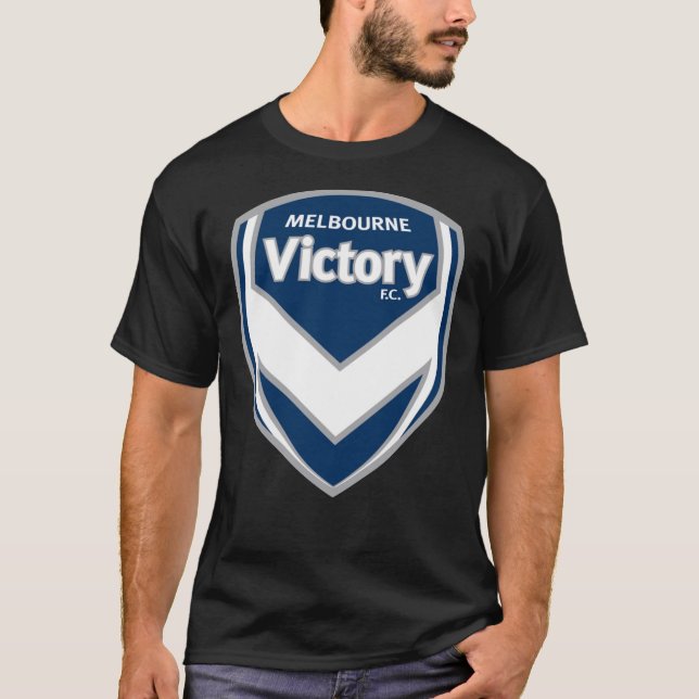 Logotyp Melbourne Victory FC   T Shirt (Framsida)