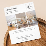 Logotyp - minimalt foto - företag Marknadsföring Flygblad<br><div class="desc">Enkel affärsflygare.</div>