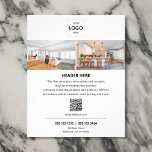 Logotyp - minimalt fotoutmatning QR-kod - företag Flygblad<br><div class="desc">Öka ditt företag med vår anpassningsbar-flygare-design! Vår flygblad visar din logotyp och två foton som är fängslande,  teckning uppmärksamheten på ditt varumärke. Nedan belyser vi de tjänster du erbjuder tillsammans med en bekväm QR-kod för enkel åtkomst till webbplatsen eller social-media. Missa inte tillfället att befordra ditt företag.</div>