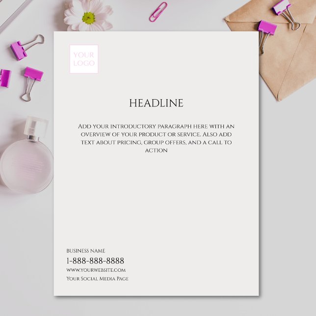 Logotyp - minimalt Grått Business Marknadsföring F (Skapare uppladdad)